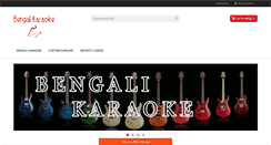 Desktop Screenshot of bengalikaraoke.com